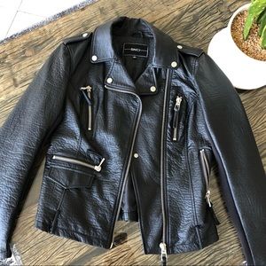 Faux Leather Jacket